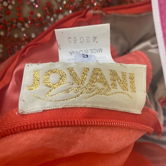 SALE!!! CORAL Jovani COUTURE Ball Gown from Henri's - Picture 13 of 17